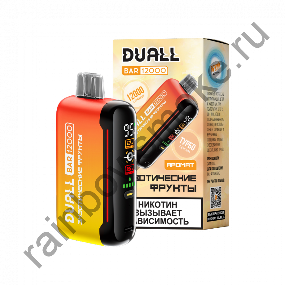 Одноразовая ЭС Duall Bar 12000 - Экзотические Фрукты (Exotic Fruits)