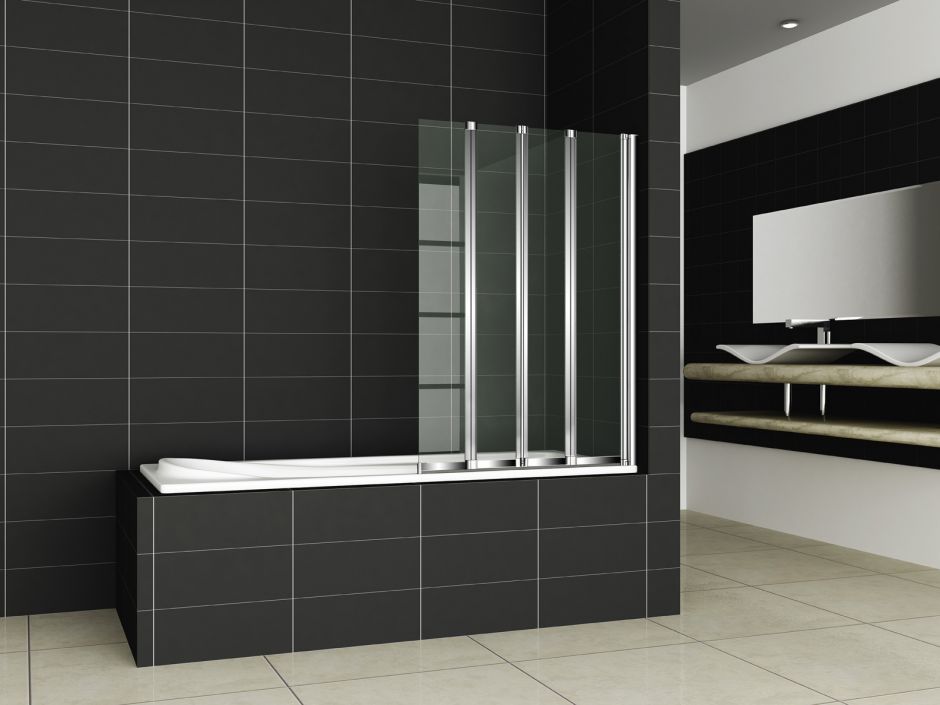 Изображение Шторка на ванну CEZARES PRATICO-V-4-100/140-C-Cr