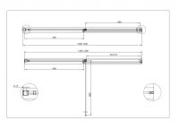 Душевая дверь в проем CEZARES URBAN-B-12-130-C схема 11