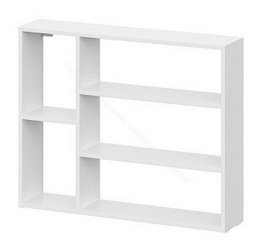 Стеллаж Анри Белый Текстурный