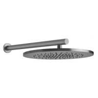 Тропический душ Gessi 316 35,5х35,5 54148707 черный металл браш PVD схема 2