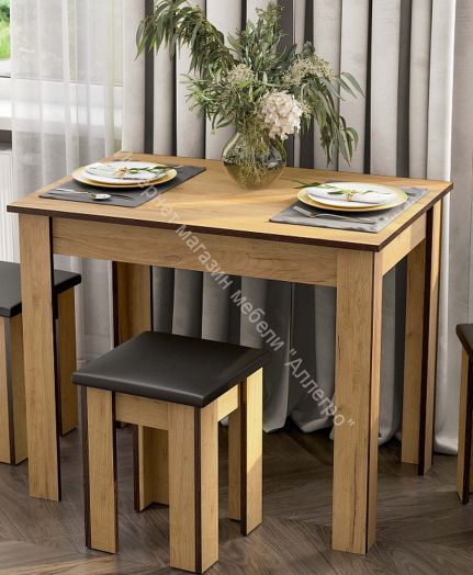 Стол обеденный СО 1 Дуб Золотой