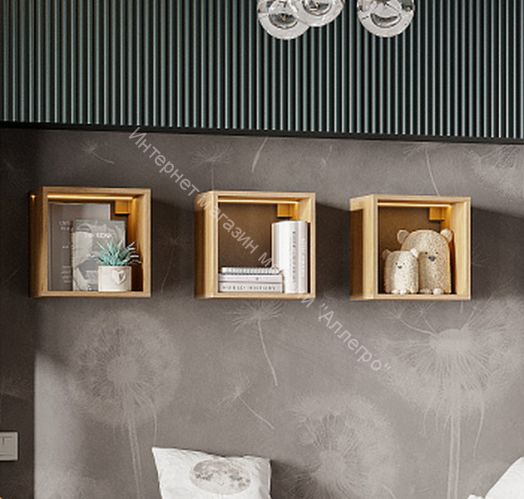 Полка навесная ПЛН 5 Дуб Золотой