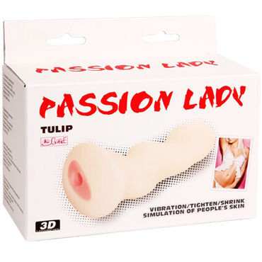 Мастурбатор с вибрацией Baile Passion Lady Tulip с пультом