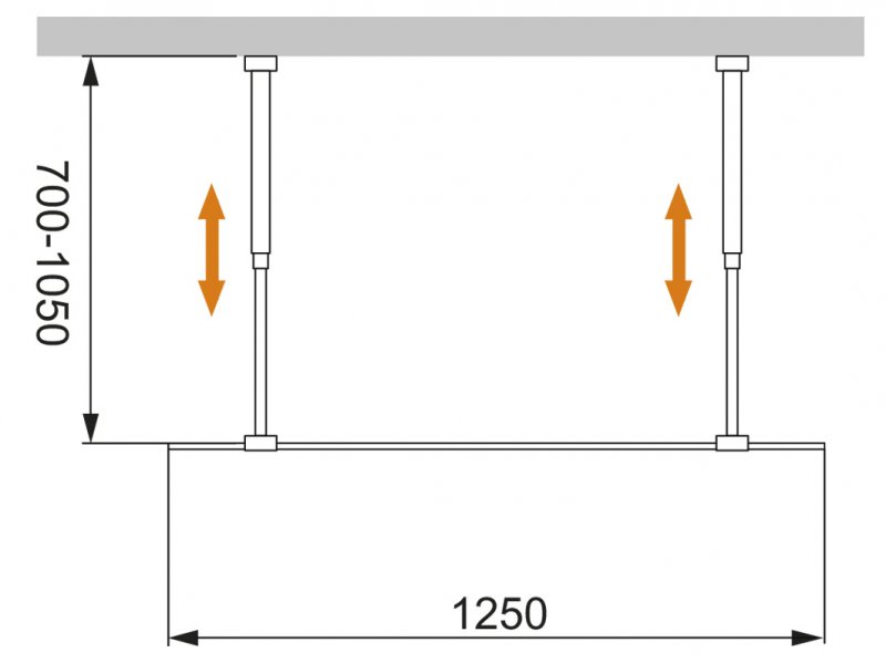 Душевая перегородка CEZARES LIBERTA-L-2-125-C схема 2