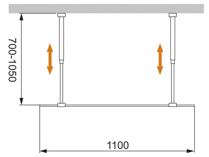 Душевая перегородка CEZARES LIBERTA-L-2-110-C схема 3