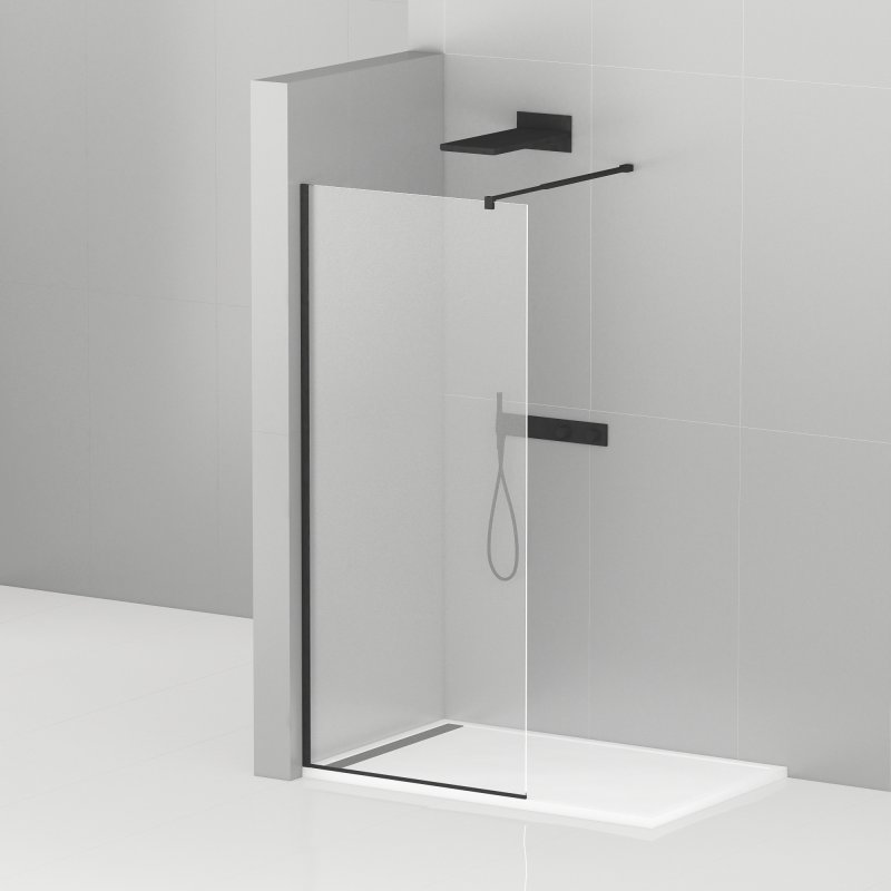 Изображение Душевая перегородка CEZARES LIBERTA-L-1-125-C-NERO