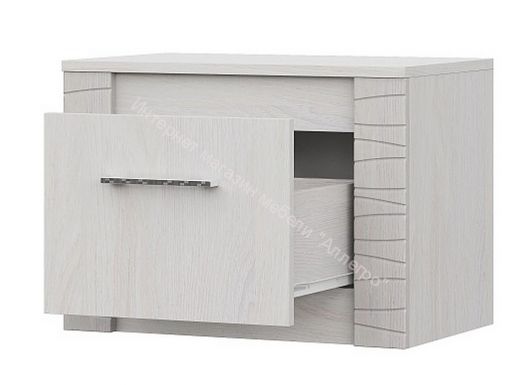 Тумба прикроватная Серия №4 Гамма 20 Ясень анкор светлый/ Сандал светлый