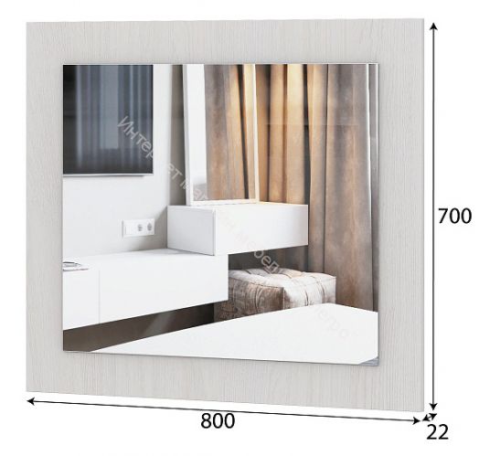 Зеркало Серия №4 Гамма 20 Ясень анкор светлый