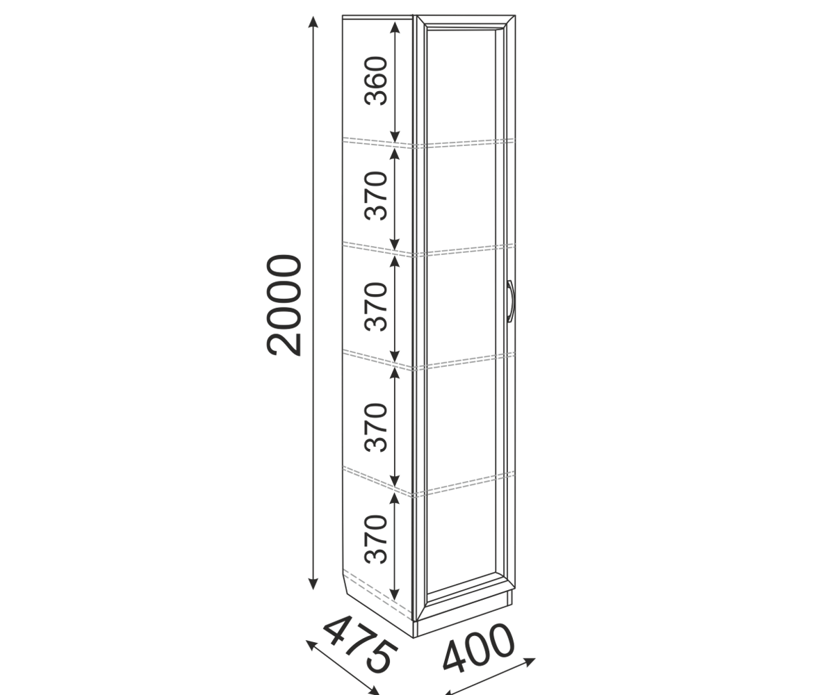 Остин М3 Пенал (полки)