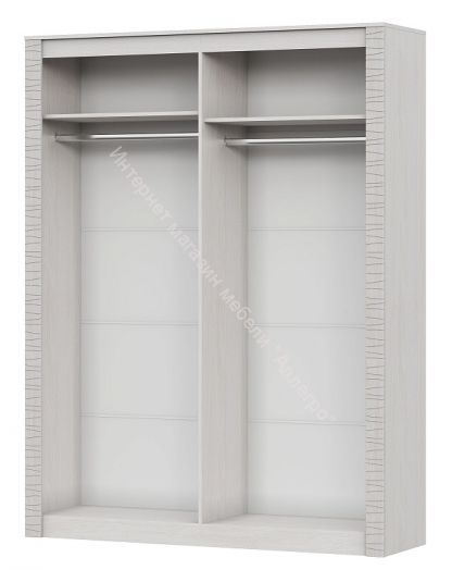 Шкаф универсальный четырёхстворчатый Серия №4 Гамма 20 Ясень Анкор светлый/Сандал светлый