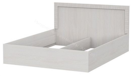 Кровать двойная универсальная 1,4х2,0 Гамма 20  без основания Ясень Анкор светлый/Сандал светлый