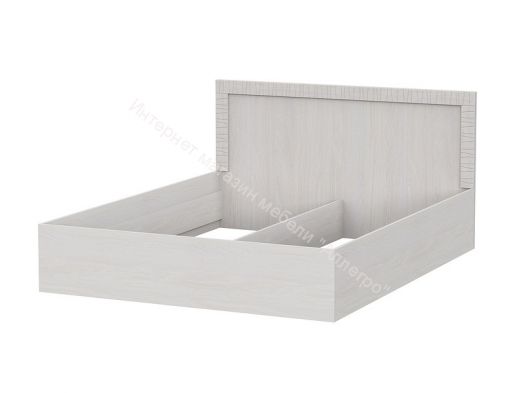 Кровать двойная универсальная 1,4х2,0 Гамма 20  без основания Ясень Анкор светлый/Сандал светлый