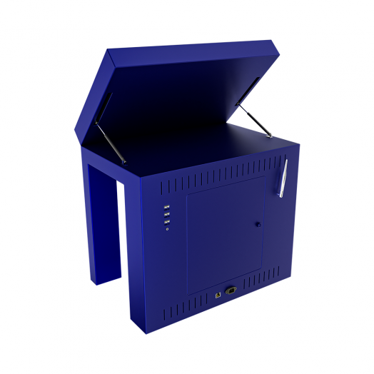 Детский многофункциональный развивающий стол Buka (синий)