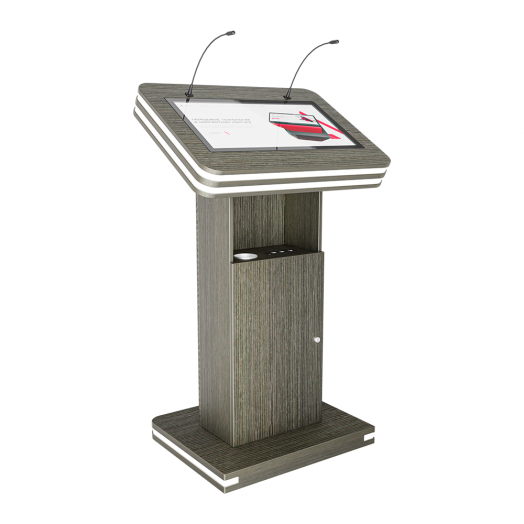 Интерактивная трибуна Light (МДФ тёмный)