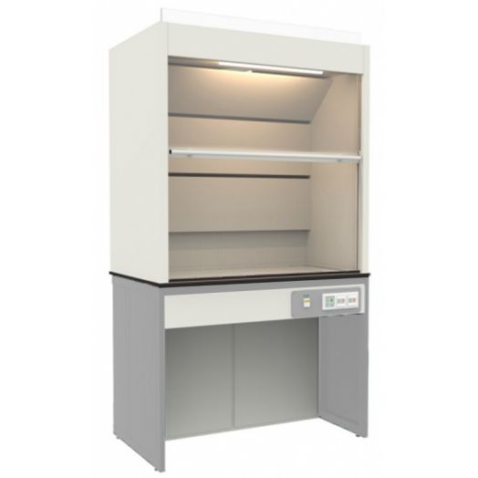 Шкаф вытяжной лабораторный, с камерой из ЛДСП без тумб (Серый)