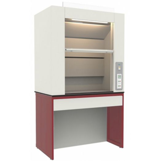 Шкаф вытяжной лабораторный,  типа А металлический без тумб (Красный)