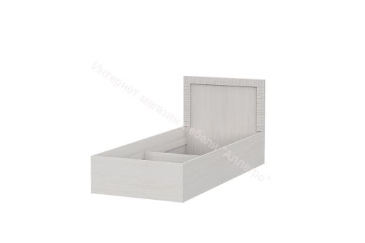 Кровать одинарная 0,9х2,0 Гамма 20  без основания Ясень Анкор светлый/Сандал светлый