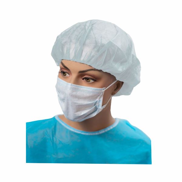 Шапочка-берет круглая d 50 см белая КОМЕТАLINE