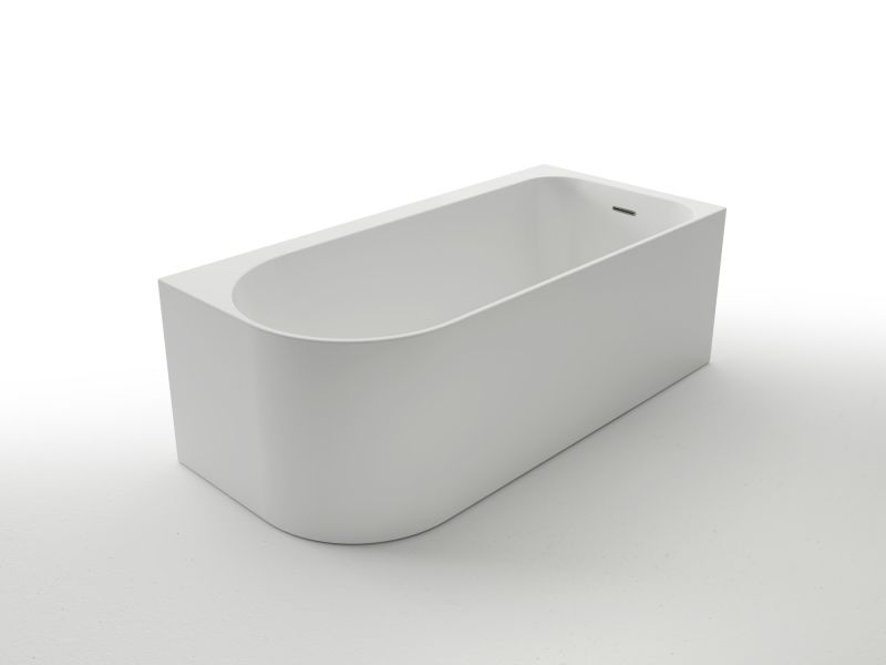 Ванна акриловая Azario LUTON 1700x800x580, пристенная, белая LUT17080 R