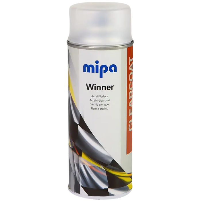 Mipa Winner Acryl-Klarlack Лак акриловый глянцевый аэрозоль, объем 400мл.