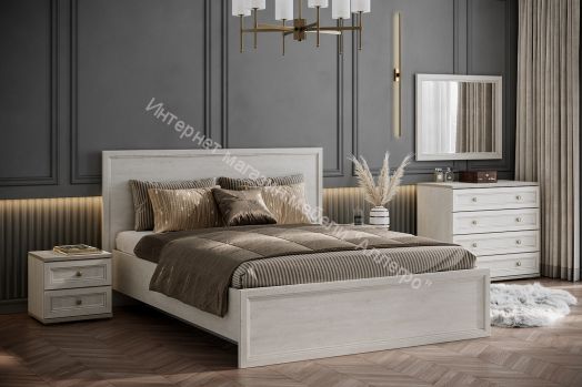 Кровать Александрия КР-101 1,8 м Серия 3 Сосна Санторини светлый