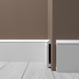 Плинтус Напольный XPS Polymer Де-Багет Н 4 100/15 Д2000хШ15хВ100 мм