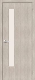 Межкомнатная Дверь с Экошпоном Bravo Браво-9 Cappuccino Melinga / Magic Fog 900x2000мм (Полотно 1шт) / Браво.