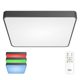 Светильник с Пультом Citilux Купер CL724K105G1 LED RGB Чёрный / Ситилюкс.