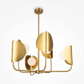 Люстра на Штанге Maytoni Tropic MOD164PL-06BS Золото.