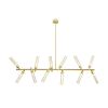 Люстра на Штанге Freya Borgy FR5379PL-12G Золото.