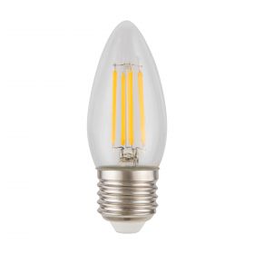 Лампа Филаментная Диммируемая Voltega Candle dim E27 5W 4000K 8463 Прозрачная, Стекло / Вольтега.