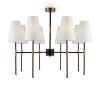 Люстра на Штанге Freya Tida FR5196PL-08BBS Черный, Металл / Фрея.