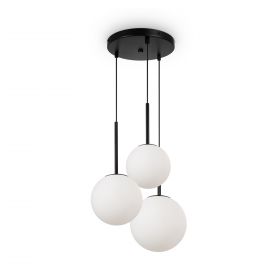 Светильник Подвесной Maytoni Basic form MOD321PL-03B Черный, Белый.