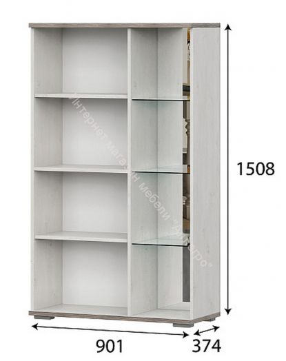 Шкаф Александрия ШК-116 Серия 3 Сосна Санторини светлый