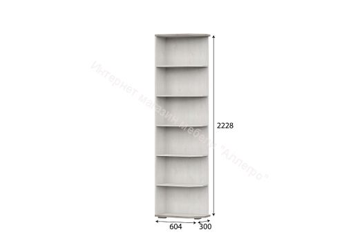 Угловое окончание Александрия УО-201 Серия 3 Сосна Санторини светлый