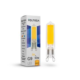 Лампа Светодиодная G9 5W, 400 Lm, 3000K, 220V IP20 Voltega Capsule G9 7181 Прозрачный, Стекло / Вольтега.