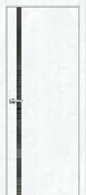 Межкомнатная Дверь с Экошпоном Bravo Браво-1.55 Snow Art / Mirox Grey 700x2000мм (Полотно 1шт) / Браво.