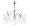 Люстра Хрустальная Freya Leona FR1127-PL-05-CH Хром, Металл / Фрея.