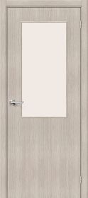 Межкомнатная Дверь с Экошпоном Bravo Браво-7 Cappuccino Melinga / Magic Fog 600x2000мм (Полотно 1шт) / Браво.