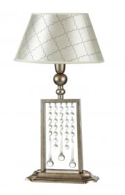 Лампа Настольная Maytoni Bience H018-TL-01-NG Серебро, Бежевый.