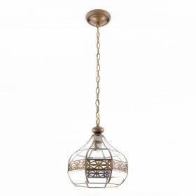Подвесной Светильник Витражный Citilux Гера-2 CL444210 Бронза / Ситилюкс.