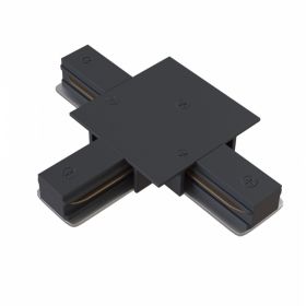 Коннектор Т-образный Maytoni Technical Accessories for tracks TRA002CT-11B Чёрный, Алюминий.
