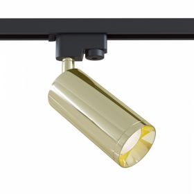 Трековый Светильник Maytoni Technical Focus TR004-1-GU10-G Золотой, Алюминий.