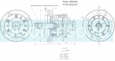 Патрон поводковый ПП 100/200.02.Ф8 БелТАПАЗ