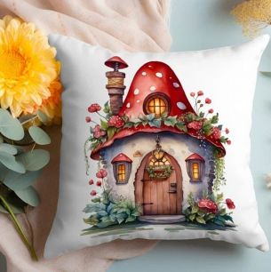 Купон для пошива салфетки - Домик мухомора 23*32 см. limit