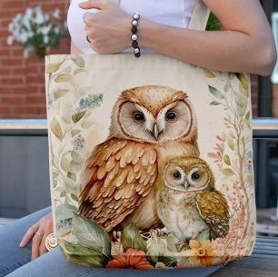 Полулён  - Ткань купон - Совы 33*50 см. limit