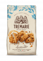 Печенье песочное с карамелью и шоколадом Tre Marie 315 г, AncoraUno Caramello e Cioccolato 315 g