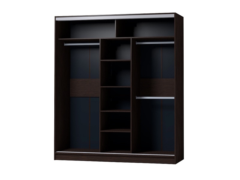 Шкаф-купе Strike 1800 Венге с зеркалом