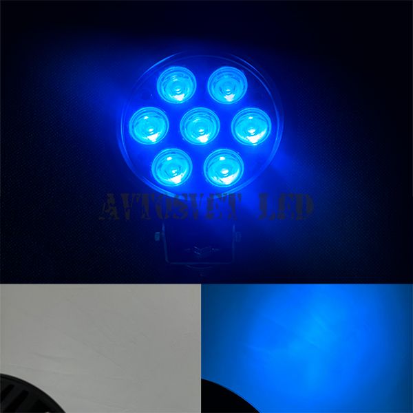 Светодиодная фара AS7B-70W SPOT Blue дальнего света